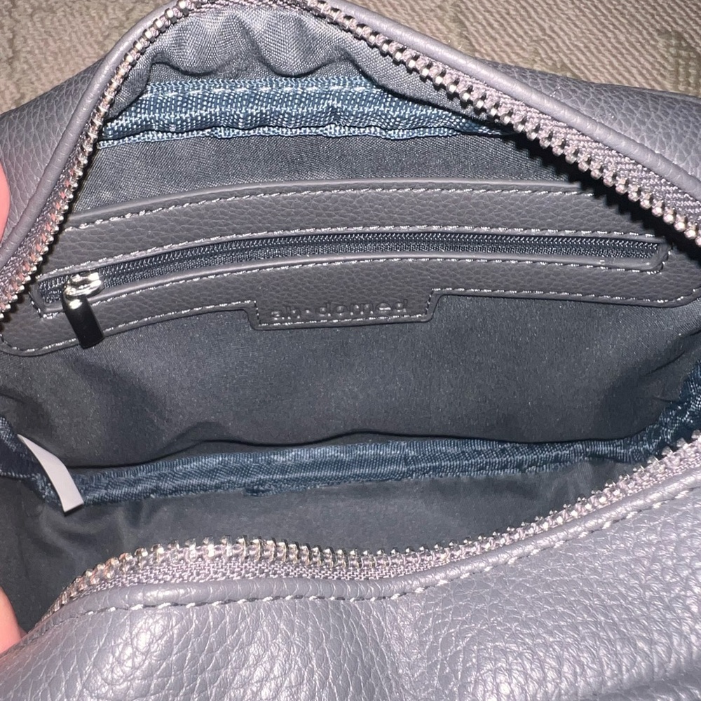 Gray Crossbody Bag With Patterned, Replaceable St… - image 3